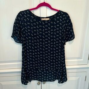 Loft Ruffle Back Blouse